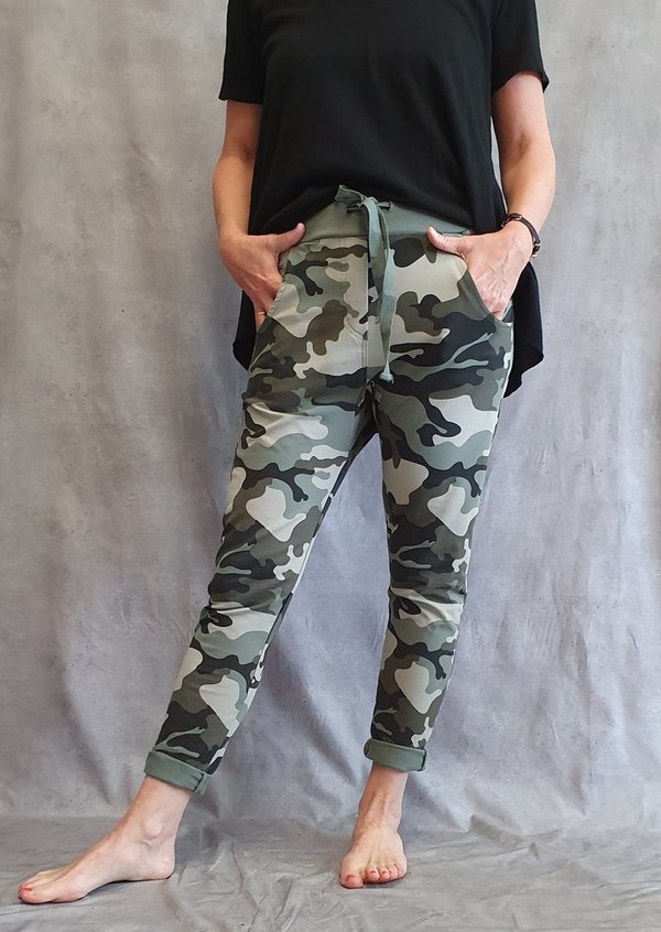 Wendy Trendy Jogger Camouflage khaki