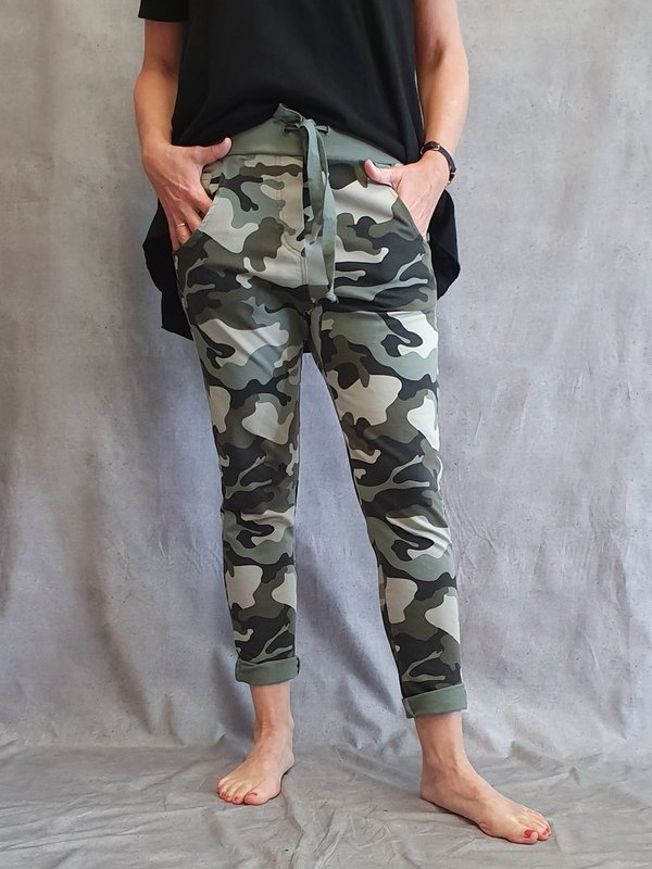 Wendy Trendy Jogger Camouflage khaki